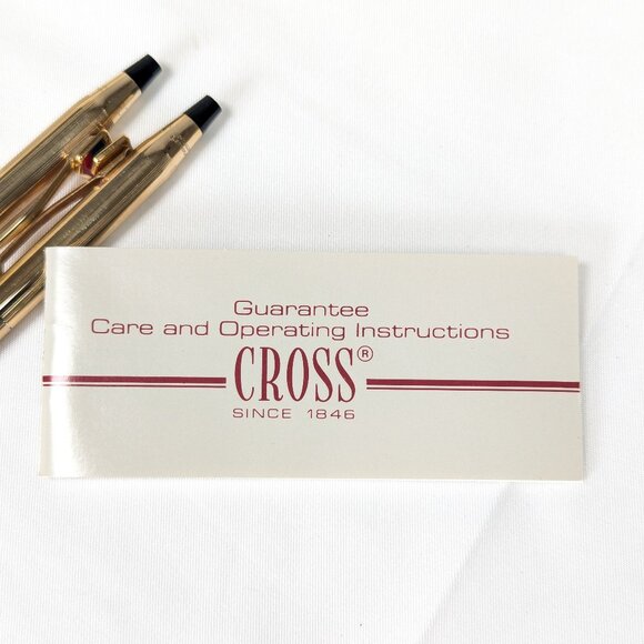 CROSS Pen and Pencil Set - Chevron Brand - Vintage - Picture 11 of 12